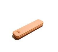 Muitomas, Set di Posate Portatile, Kit Completo di Posate per Pranzi Fuori Casa, con Custodia Compatta Facile da Trasportare in Viaggi e Ufficio, Colore Peach Fuzz