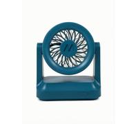 Muitomas Ventilatore da Scrivania Ricaricabile USB-C, Mini Ventilatore da Tavolo Silenzioso, Ventola USB-C Compatta con Batteria, Ideale per Ufficio, Casa e Studio, Blu Ottanio