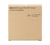 Muji UV Cushion Foundation SPF40 P Rosa Naturale 14g Made in Japan