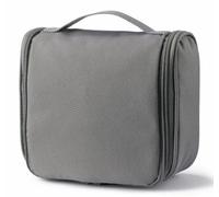 MUJI Valigetta WC Sospesa Poliestere Viaggio 16x19x6cm Nero e Grigio Medio