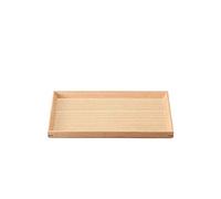 MUJI Vassoio quadrato in legno, naturale, S