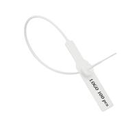 Muka 100 PCS Sigillo di sicurezza in plastica personalizzato Fascette piccole dimensioni usa e getta per anti-manomissione e anti-ritorno