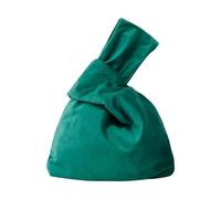 Muka Borsa da polso con nodo in velluto, Borsa con nodo di lusso in stile giapponese, Custodia da sera per donna