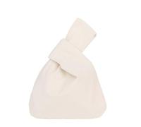 Muka Borsa da polso donna in stile giapponese con nodo in tela, Borsa da sera per le donne, Borsa di totalizzatore del favore del partito, Custodia per trucco da polso