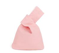 Muka Borsa da polso donna in stile giapponese con nodo in tela, Borsa da sera per le donne, Borsa di totalizzatore del favore del partito, Custodia per trucco da polso