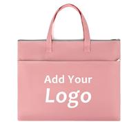 Muka Borsa portadocumenti personalizzata, borsa portaoggetti per pittura stampata con il tuo logo, rosa