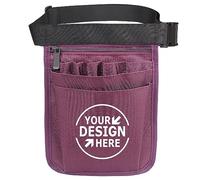 Muka Custom Nurse Fanny Pack, Personalized Medical Tool Bag, Nursing Organizer Pouch-Purple