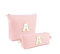 Muka Organizzatore per cosmetici, borsa da viaggio con monogramma per donne, adolescenti, regalo per damigelle d'onore