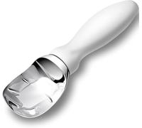 Muka Paletta per gelato in acciaio inox con impugnatura morbida, resistente, durevole e confortevole per raccogliere gelato duro, bianco