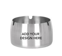 Muka Posacenere in Metallo Personalizzato Posacenere Antivento Personalizzato Posacenere in Acciaio Inossidabile Grazioso posacenere per Ufficio Idee Regalo Regalo Personalizzato