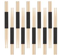 MUKCHAP 10 paia di bacchette per batteria 5A, bacchette rimbalzo 5A, in legno d'acero, per batteria, pratica, prestazioni