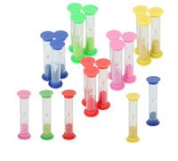 MUKCHAP Clessidra in plastica per la casa, 20 pezzi, timer per sabbia da 1 minuto, clessidre colorato timer dell'orologio, 5 colori, clessidra