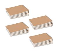 MUKCHAP Confezione da 20 quaderni a spirale formato A6, 60 fogli/120 pagine, blocco note A6 spirale orizzontale, blocco da disegno orizzontale per disegnare, dipingere