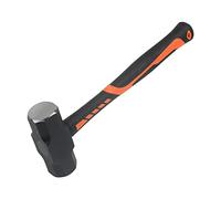MUKCHAP Martello da mazza da 1,8 kg, martello da perforazione con manico in fibra di vetro per giardinaggio, campeggio