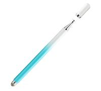 Mukudlt 1 Set Magnetico A Doppio Uso Stilo per Scrittura A Mano Disco Trasparente Ventosa Incorporata Tablet Telefono Penna Capacitiva Penna Touchscreen In Lega di Alluminio + Fibra, B