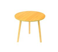 MUL-BOUTIQUE Tavolino da caffè, piano in cartone, gambe in legno, angoli arrotondati, stile moderno (50x50x40cm legno)