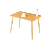 MUL-BOUTIQUE Tavolino da caffè, piano in cartone, gambe in legno, angoli arrotondati, stile moderno (60 x 40 x 40 cm in legno)