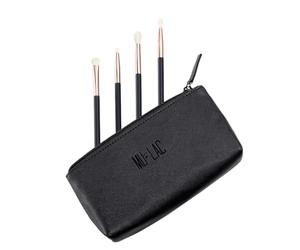 Mulac Eyessential Brushes Kit Pennelli Occhi + Pochette