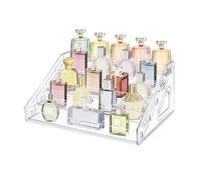 Mulaibdin 5 Gradini Espositore Acrilico Trasparente, Espositore Plexiglass per Profumi,Occhiali,Collezionismo, Cosmetici,Gioielli,Cupcakes, Supporto per Espositori