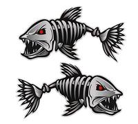 MULAIDI 2 Pz/Pack Adesivi Barca Da Pesca PET Decalcomania Adesivo Grafica Per La Decorazione Auto Barca Da Pesca Kayak Decalcomanie Accessori Barca