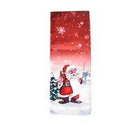 MULAIDI 3 pz/set di Natale bottiglia di vino copertura borsa per creativo cartone animato Babbo Natale renna pupazzo di neve stampa bottiglia di champagne manica avvolgere cena decorazione festa