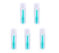 MULAIDI 5pcs Uomini Donne Portatile Silicone Lenti A Contatto Piccole Ventose per Lenti A Contatto Inseritore Strumento di Rimozione Lenti A Contatto Set di Strumenti, Verde tinta unita
