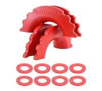 MULAIDI Barre di traino con anello a D, isolatori con rondelle per grilli standard da 3/4 di pollice 5/8 di pollice per proteggere gli accessori dell'auto