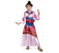 Mulan Deluxe Costume Pink Small (4-6X)