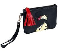 Mulan Face, Accessori Da Viaggio Portafogli Donna, Nero/Rosso, Standard