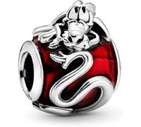 Mulan Mushu Charm Ciondolo in argento Sterling 925 compatibile con Pandora Charm e molti altri braccialetti UK Charm, Metallo
