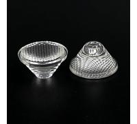 MULANGDI 8 pz/Set 1 W 3 5 Lente LED Diametro 20 Millimetri PMMA Ottico Piatta Trasparente 5-120 Gradi Superficie del Tallone/Superficie Liscia for Scegliere(Bead Surface,30 Degree)