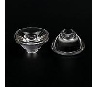 MULANGDI 8 pz/Set 1 W 3 5 Lente LED Diametro 20 Millimetri PMMA Ottico Piatta Trasparente 5-120 Gradi Superficie del Tallone/Superficie Liscia for Scegliere(Smooth Surface,60 Degree)