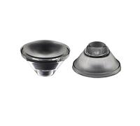 MULANGDI 8 pz/Set 1 W 3 W 5 W Lente LED Dia 20 Millimetri Ottico PMMA Lente Piatta Trasparente 5/10/ 15/30/ 45/60/ 90/120 Gradi della Banda/Superficie Smerigliata(Frosted Surface,45 Degree)