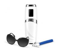 Mulbijeo Epilatore IPL Luce Pulsata PC Ergonomico, Depilatore Corpo Donna, Epilatore Laser Indolore, Risultati Duraturi, Macchina Depilazione Casa, per Viso Ascelle Bikini Gambe, Bianco