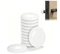 Mulbijeo Fermaporta Maniglia 12 pezzi, Paracolpi Elastici per Pareti, Robusto e Durevole, Proteggi Maniglia Porta, Senza Perforazione, Proteggi Muro da Sedie,per Camera da Letto, Cucina