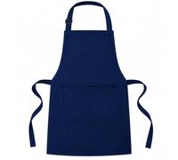 Mulbijeo Pezzi Taglia Grossa Grembiule, Grembiule da Cuoco con 2 Tasche, Adatto per Cucinare e Lavoro, Grembiule per Cameriere e Parrucchiere, Blu