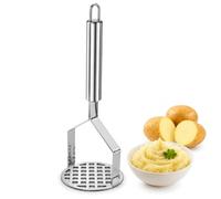 Mulbijeo Schiacciapatate, Design Quadrato con Fori Uniformi, Schiacciapatate Acciaio Inox, Resistente alla Deformazione, Schiaccia Patate, Con Foro per Appendere, Per Patate, Zucca