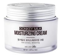 MULBITME Crema Idratante al Latte d'Asino 50 ml / Cura della Pelle Nutriente ...