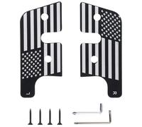 Mulcort Kit di Riparazione della Visiera per Auto per Auto, in Alluminio Sostituzione per JK JL Gladiator 2018-2023, Design Moderno e Attraente, Include 2 Pc, Viti 4 Pezzi,