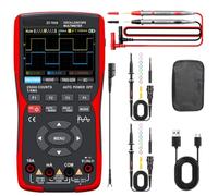 Mulcort Multimetro digitale 3in1 Larghezza di banda 50 MHz Frequenza di campionamento 280 MS Memorizzazione dati forma d'onda PC Generatore di segnale oscilloscopio a doppio