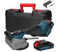 Mulcort Piastrellatrice automatica per piastrelle da 21 V Capacità di carico elevata per la posa di piastrelle per pavimenti Strumento vibrante Livellatore per piastrelle portatile Ventosa allargata