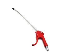 Mulcort Pistola di scarico ad aria compressa, pistola ad aria compressa ad alto flusso per compressori per soffiare polvere, aria e cenere, attacco 1/4", lunghezza ugello della pistola 30 cm