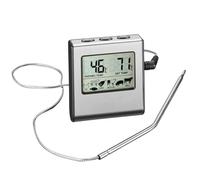 Mulcort Termometro Digitale per Alimenti LCD Termometro per Carne con Sonda di Temperatura, Termometro Digitale per Forno per Grigliate, Fumatore, Barbecue, Cucina, con 7 Temperature