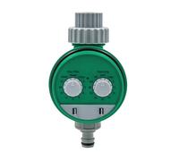 Mulcort Timer per irrigazione, timer elettronico multifunzionale a due quadranti, controller per irrigazione automatica digitale, irrigatore per tubo per sistema di irrigazione da giardino, controller