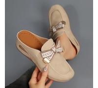 Mule con fiocco stile europeo e americano, un must-have per le donne, super comoda da infilare, si abbina bene a vestiti e pantaloni, accattivante per il pendolarismo quotidiano e le uscite CN36,CN37,