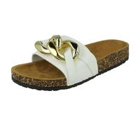 Mule Flat Con Design A Catena A Pois Per Donna