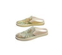 Mule sneakers uomo tricot punta chiusa slip on casual estate
