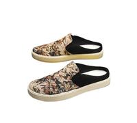 Mule sneakers uomo tricot punta chiusa slip on casual estate