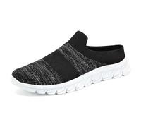 Mules et Zoccoli Uomo in Maglia Traspirante Mules Uomo Estate Confortevole Slip on de Walking Pantofole Comfort Scarpe Ortopediche Ete Legere Sabot Basket Aperto Mule Basket Senza Lacci Pantofole, 01