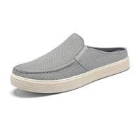Mules Homme en toile Mules et Zoccoli Homme Estate Confortevole Zoccolo Legere Traspirante Basket Aperto Passeggiata Slip on Plate Pantofole Comfort Scarpe Ortopediche Pantofole Mule Basket senza